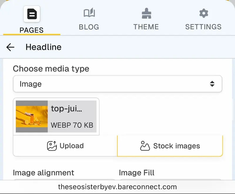 BareConnect drag-and-drop customization editor